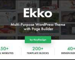 Ekko - Multi-Purpose WordPress Theme with Page Builder