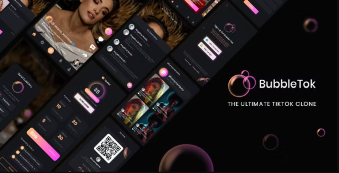BubbleTok – The Ultimate Tiktok Clone app – Short Videos Social Media Android App