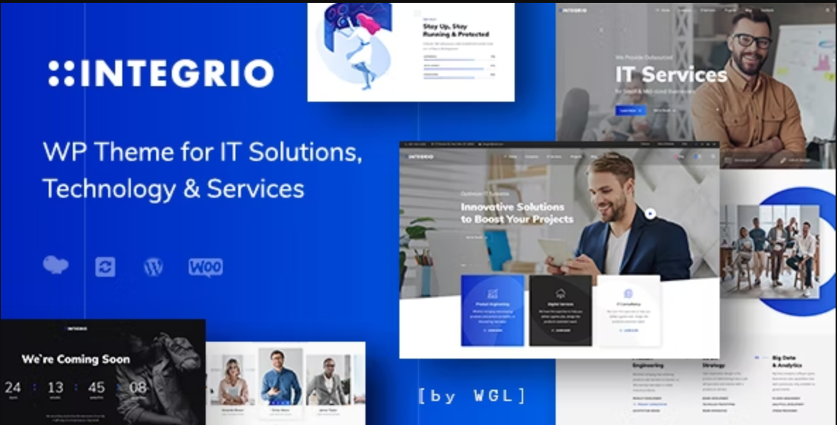 Integrio IT Solutions and Services Company WordPress Theme
