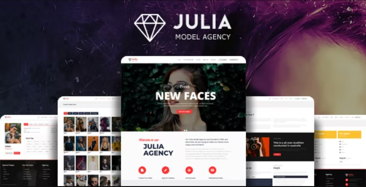 Julia - Talent Management WordPress Theme