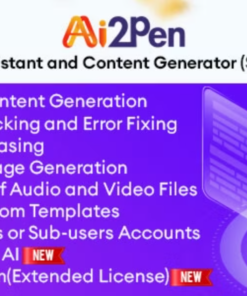 Ai2Pen – AI Writing Assistant and Content Generator (SaaS Platform)