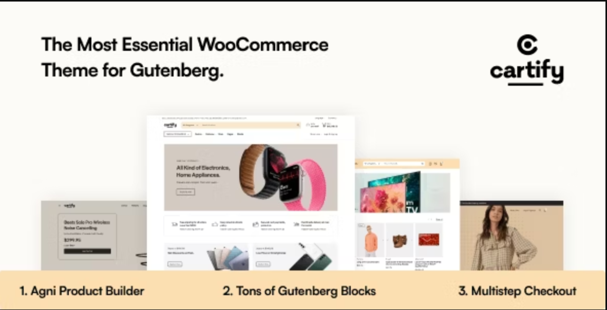 Cartify WooCommerce Gutenberg WordPress Theme