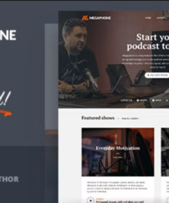 Megaphone – Audio Podcast WordPress Theme