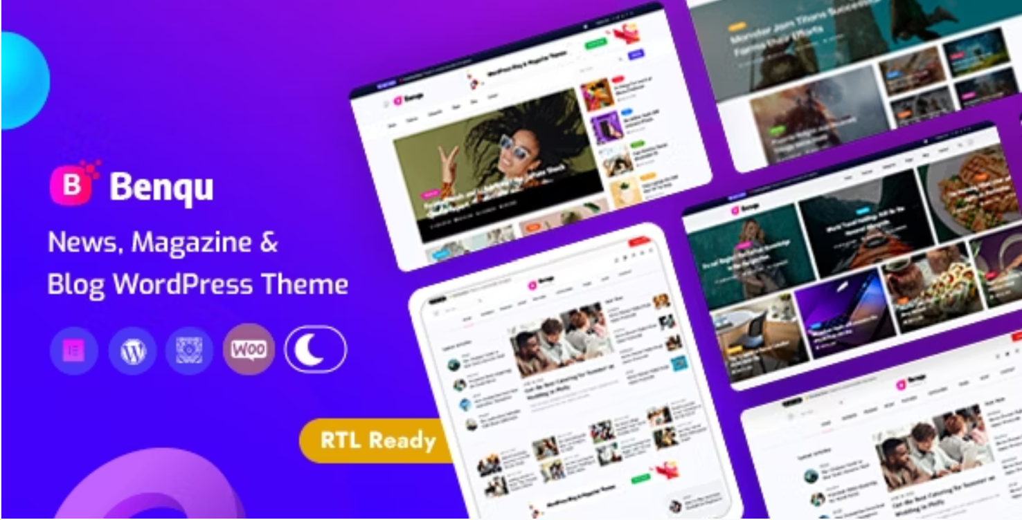 Benqu - News Magazine WordPress Theme
