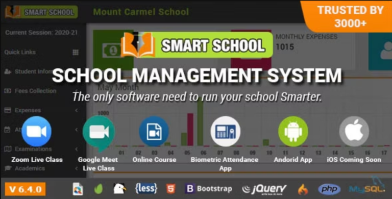Smart School : School Management System - DevAddict