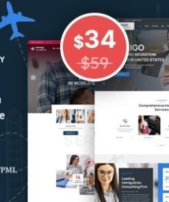 Immigo immigration and Visa Consulting WordPress Theme