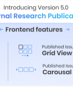 Journal Research Publication Wordpress Plugin